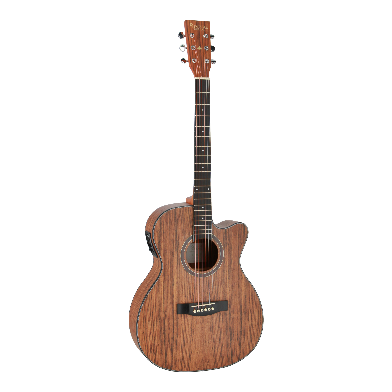 Revival Guitars G10C-E walnut grand auditorium electro-acoustic guitar with cutaway